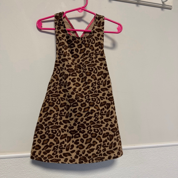 Girls Gymboree Leopard Print Casual Dress 18-24 Months Brown New NWT bloomers - Picture 7 of 14